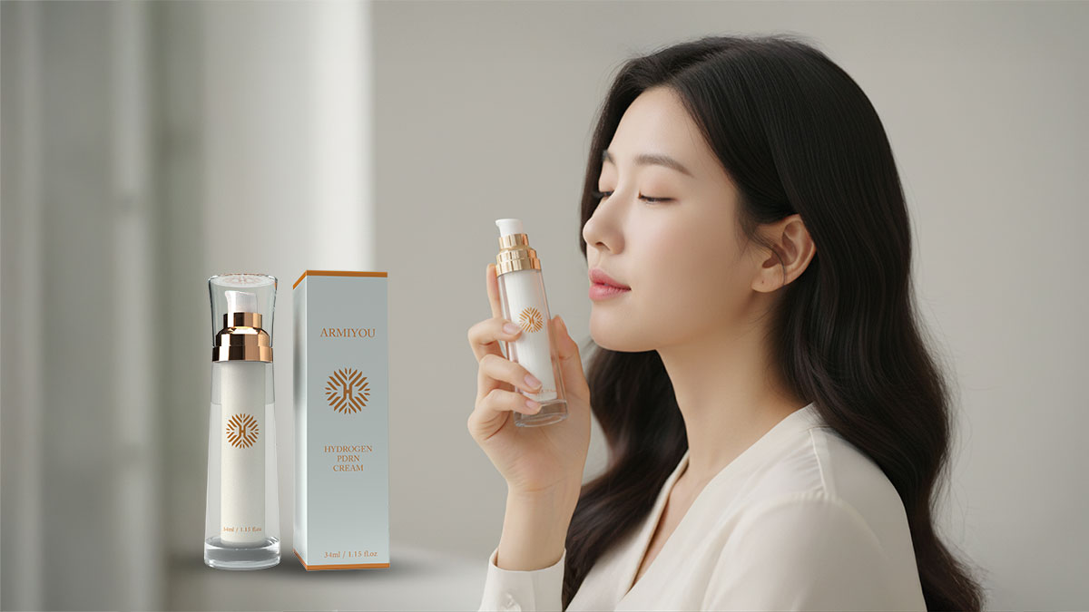 시간의 흔적을 지우는 피부 과학의 정수, '아르미유 하이드로젠 PDRN 크림'