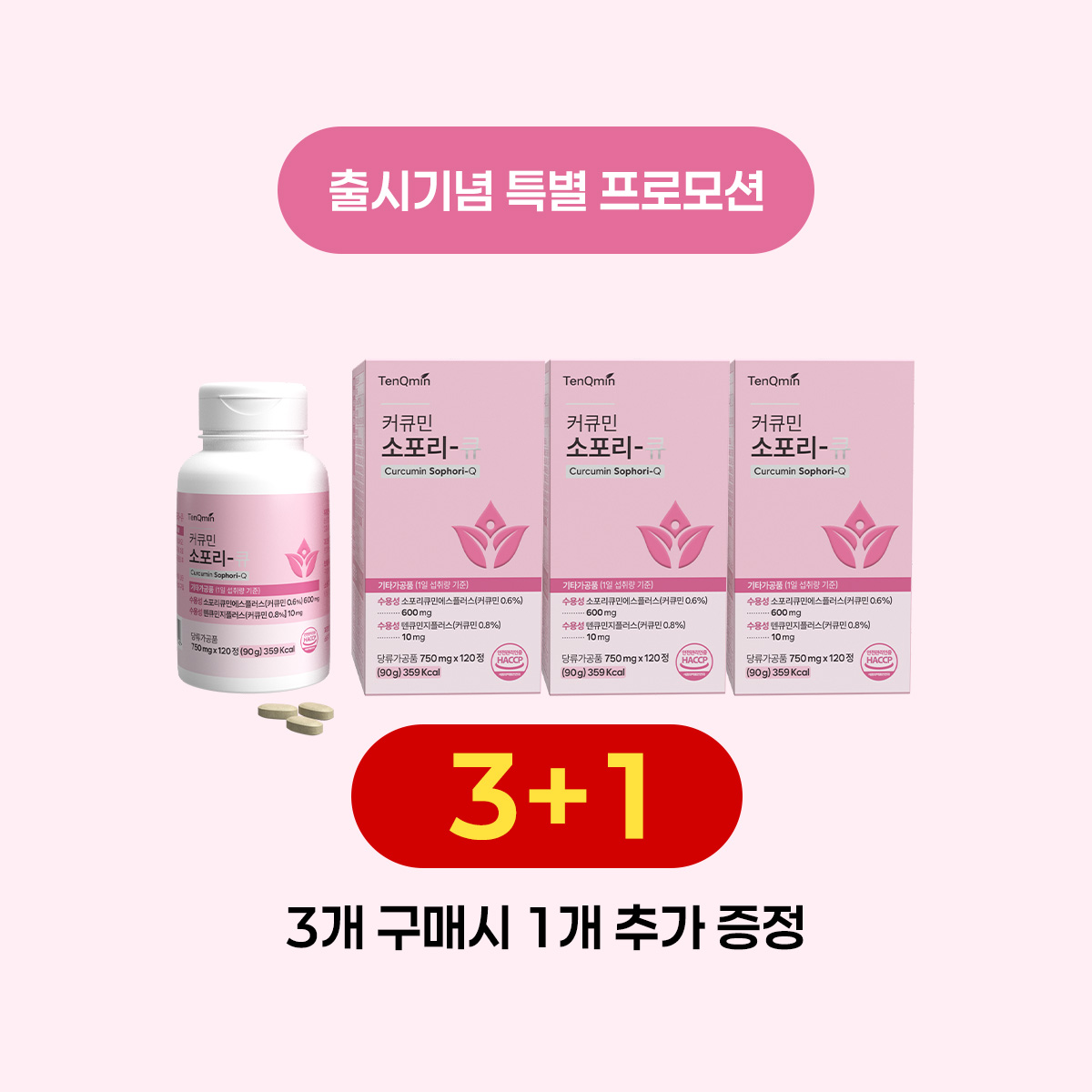 소포리-큐, 3+1 프로모션